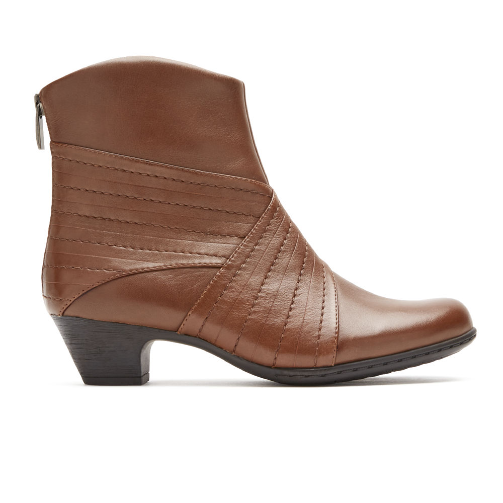 Rockport Womens Booties Brown - Faline X - UK 348-KCAZXW